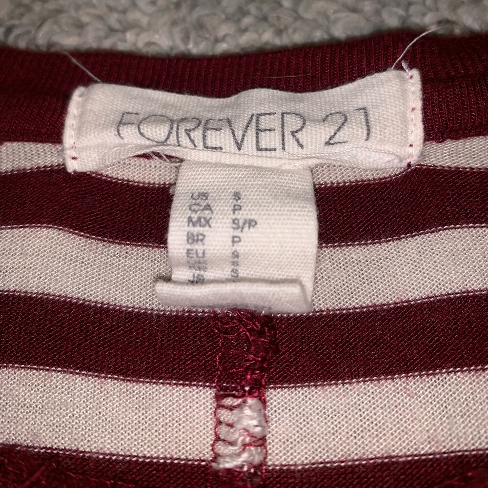 Forever 21 Stripped T-Shirt Dress - Picture 2 of 2